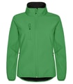 Dames Softshell Jas Clique Classic 0200915 appel groen